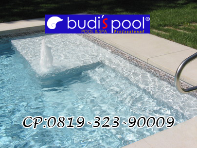 Renovasi Water Feature atau Fitur Air Kolam Renang