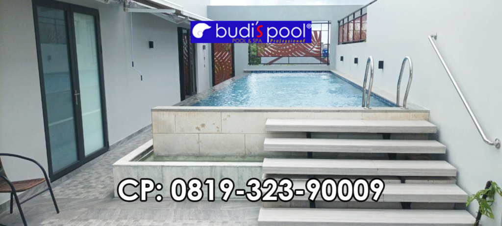 Jasa Kontraktor Pembuatan Kolam Renang Minimalis Modern di Pondok Pinang, Jakarta Selatan