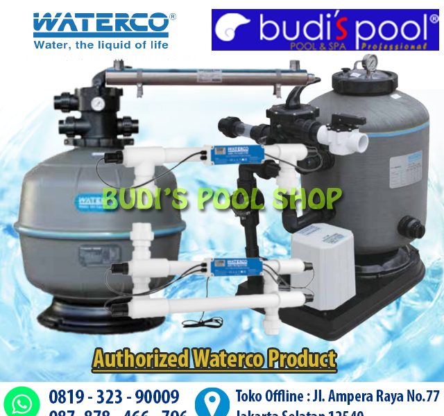 Distributor Jual Pompa dan Filter Waterco Authorized Terbaik di Jakarta, Medan, Pantai Indah Kapuk, Bali, Bandung, Yogyakarta, Semarang, Batam, Palembang, Lampung, Banten, Bogor, Jakarta Pusat, Jakarta Selatan, Jakarta Barat, Sukabumi, Indonesia