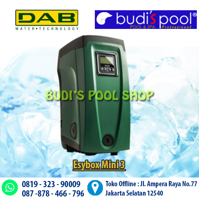Distributor Jual Pompa Inverter DAB dan Waterco Terbaik di Jakarta, Meda, Bali, Bandung, Yogyakarta, Semarang, Batam, Indonesia